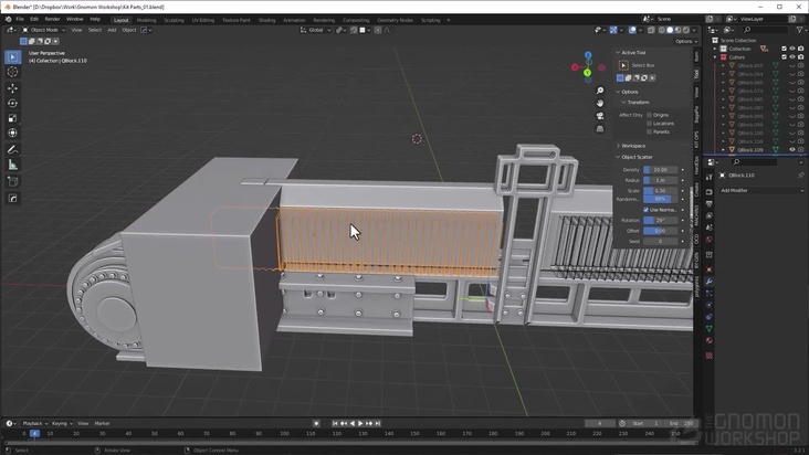 Creating Kitbash Assets Using Blender