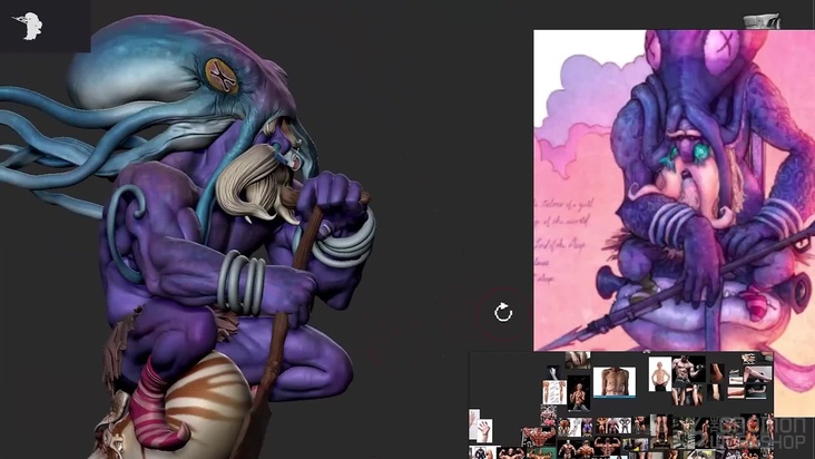 ZBrush Maquette Sculpting: Part 2 — Detailing & Polypainting