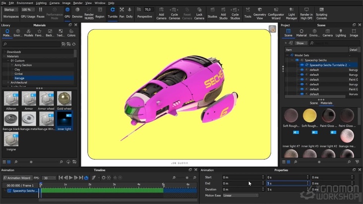 Rendering your Spaceship Concept in KeyShot