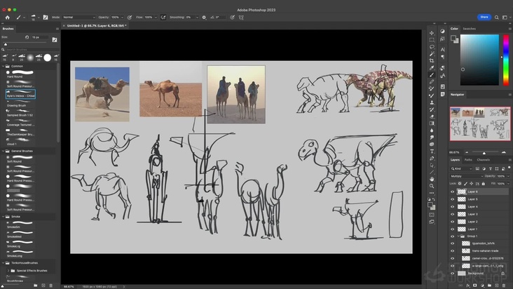 Sketching to Find a Design