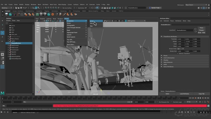 Finalizing the 3D Scene