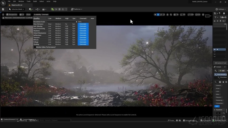 In-Engine Scene & Dioramas