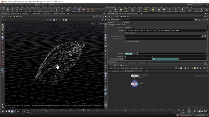 Water Dripping from Creature