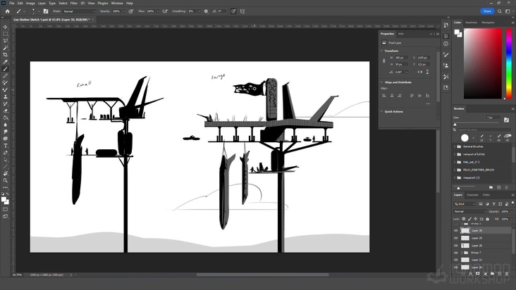 Sketching & Reference Gathering