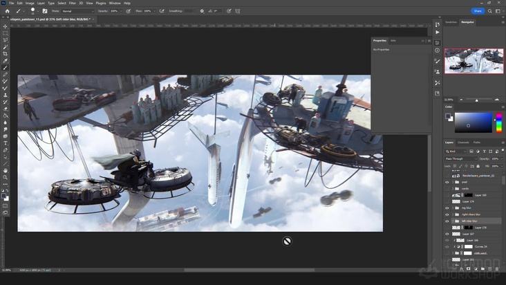 Painting in Photoshop