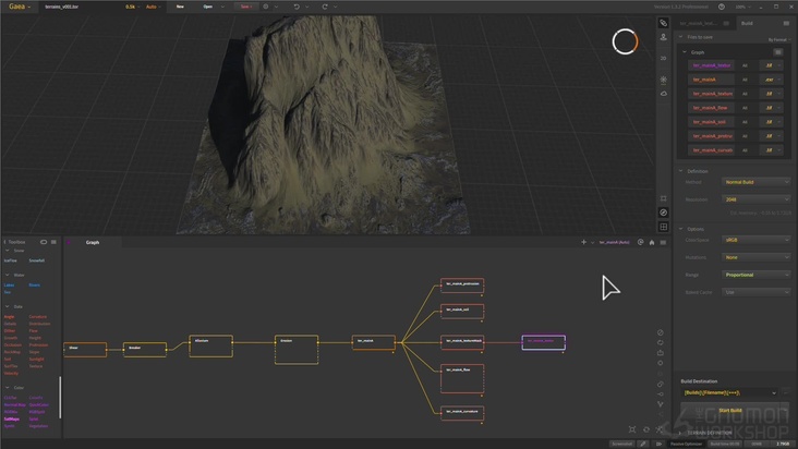 Adding Details to Terrain Assets with Gaea