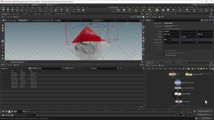Finalizing Terrain Models with Houdini