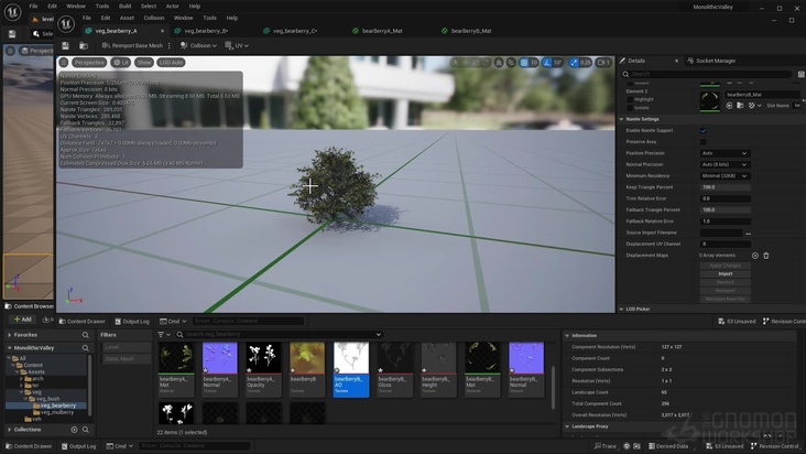 UE Project Setup & Basic Material Setup for Vegetation