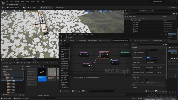 Vegetation Set Dressing & Introduction of PCG Tool