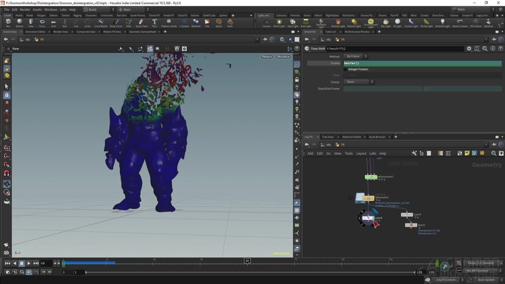 Understanding Particle System Advect by Volume