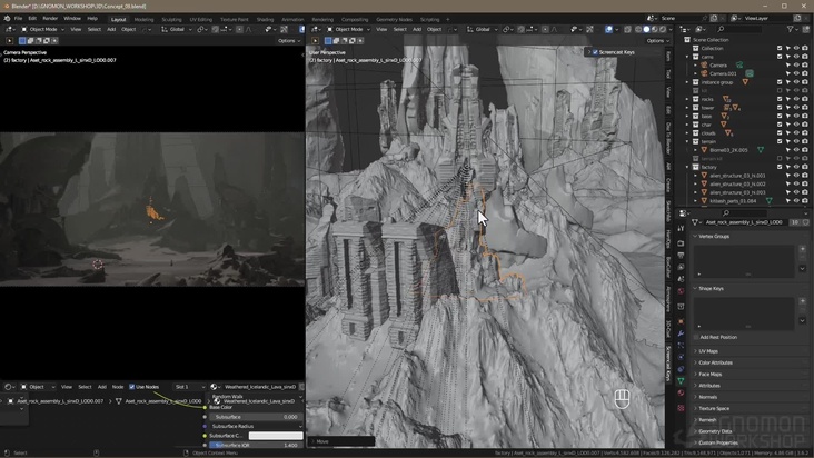 Scene Setup in Blender