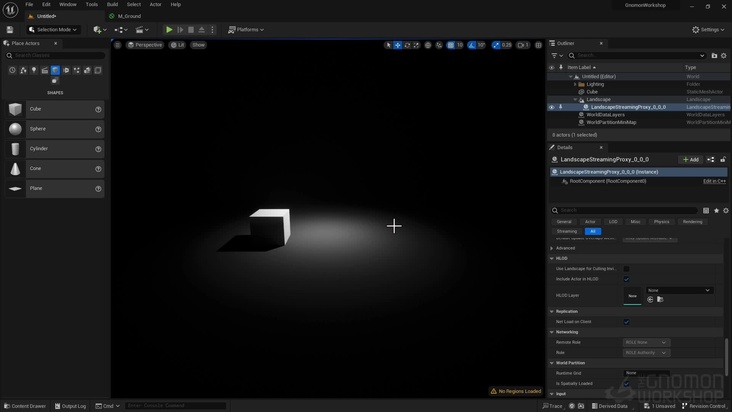 Unreal Engine Level Setup & Lighting Blockout