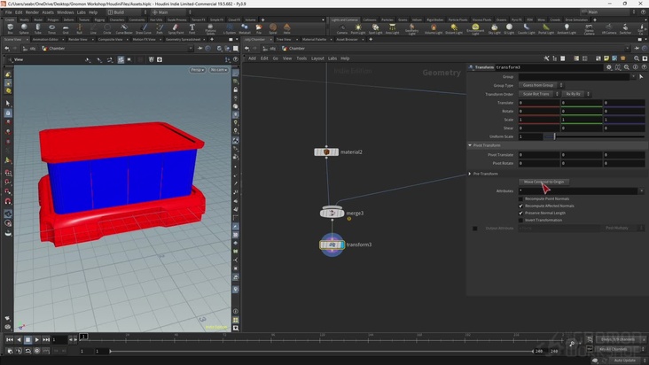 Modeling a Chamber in Houdini