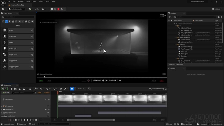 Create the Level Sequence & Animate Material Parameters & Particle Systems
