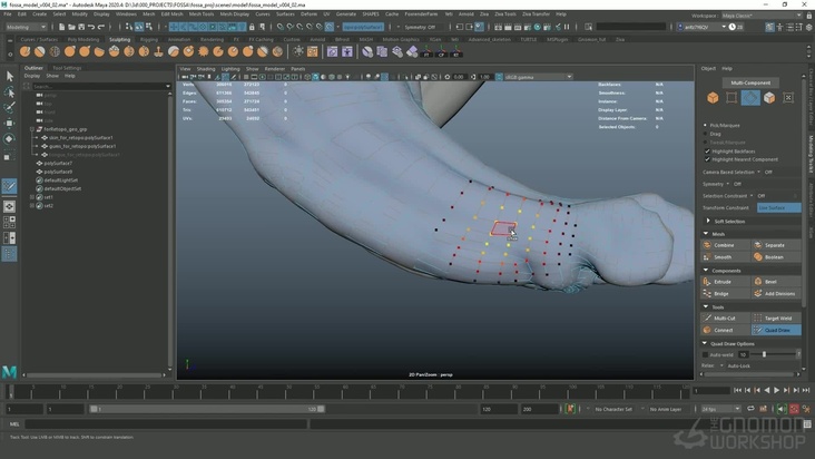 Retopology: Hands & Feet