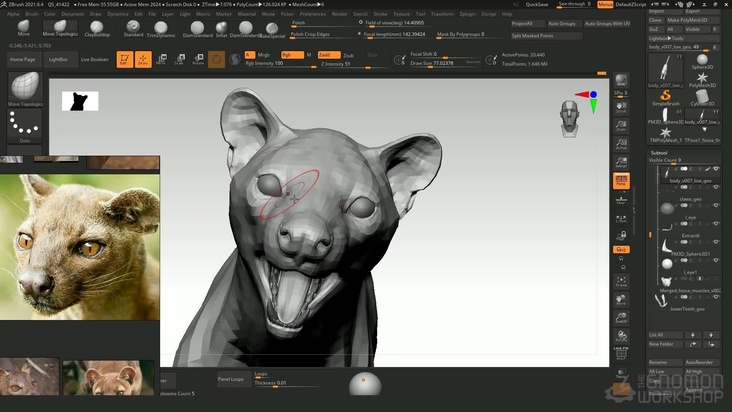 Detailing the Mouth Interior