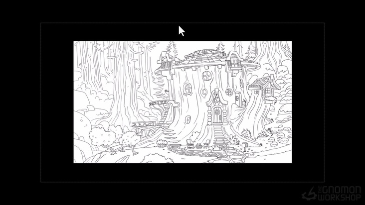 Refining the Sketch & Inking