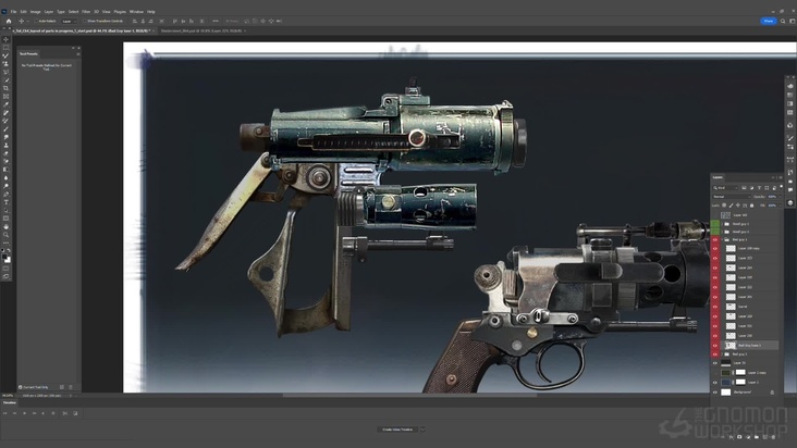 Completed “Good” and “Bad Guy” Blaster Layout