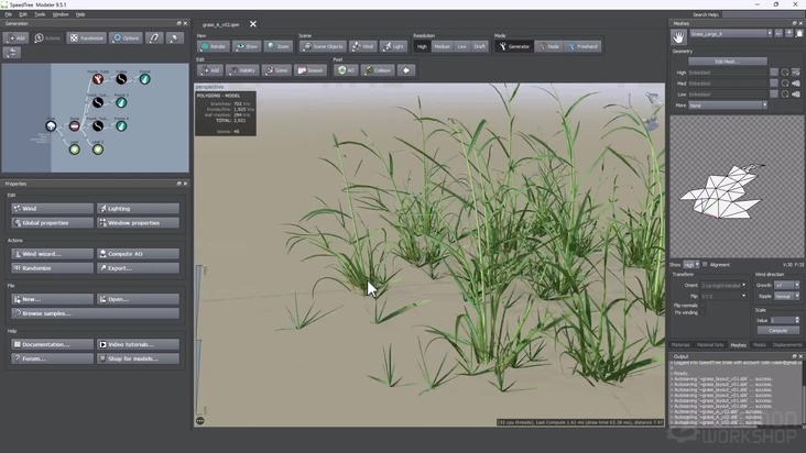 Grass Asset: Final Pass