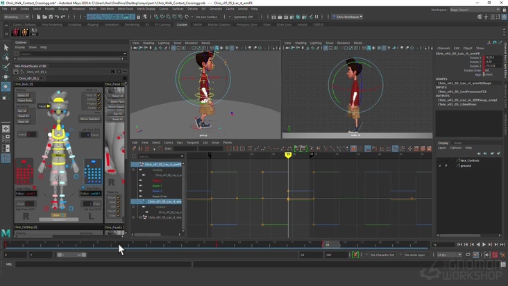 The Walk Cycle Golden Pose: Crossing 