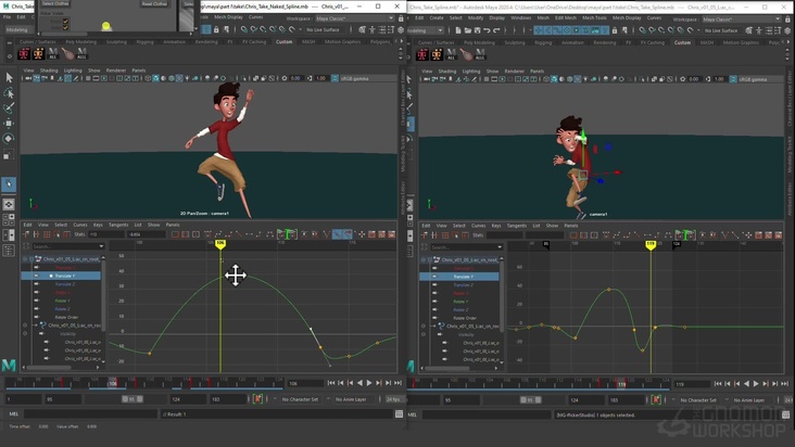 Splining the Reaction