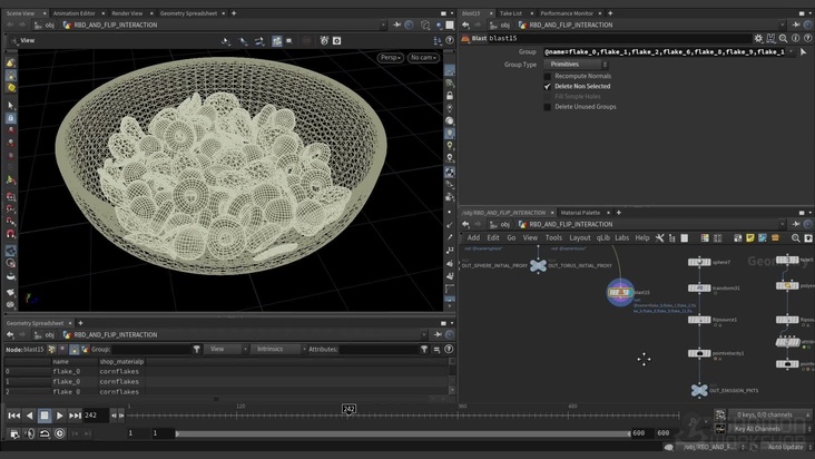 Create the Emitters for the FLIP Simulation