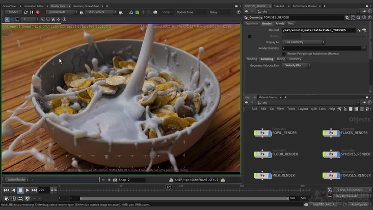 Shading & Rendering with Arnold