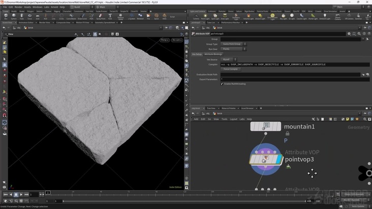 Modeling Procedural Workflows in Houdini