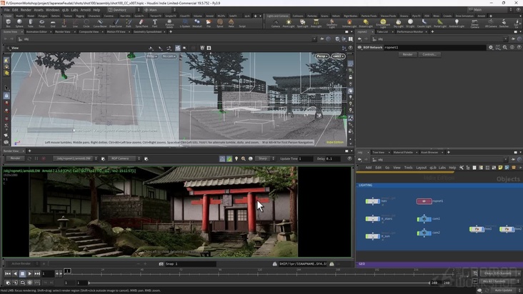 Scene Assembly Workflows in Houdini