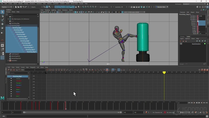 Adding Punching Bag Animation