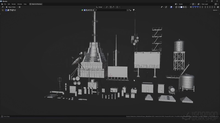 Detailing the Scene with Kitbashing
