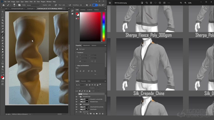 Fabric Samples & Marvelous Designer Presets