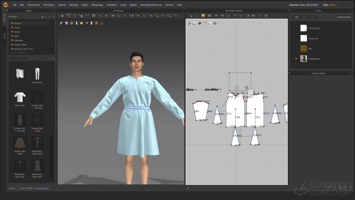 Blockout in Marvelous Designer