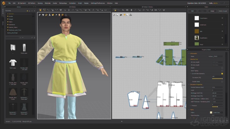 Refining Tunics in Marvelous Designer