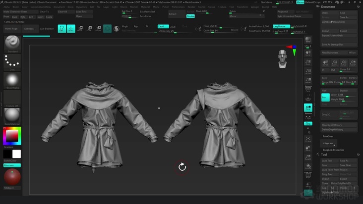 Final Prep in Marvelous Designer & Export