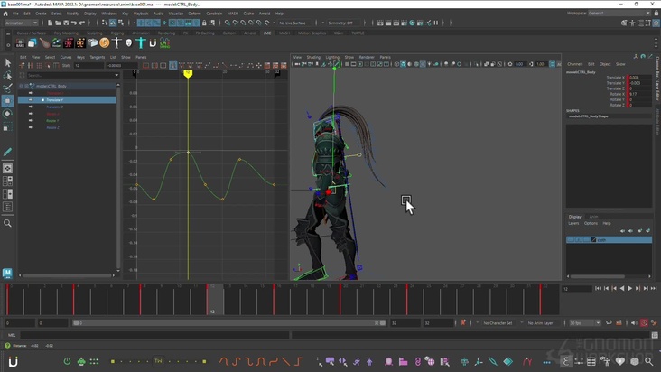 Walk Cycle: Blocking