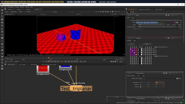 Creating a Tool in Nuke: Triplanar – Part 2