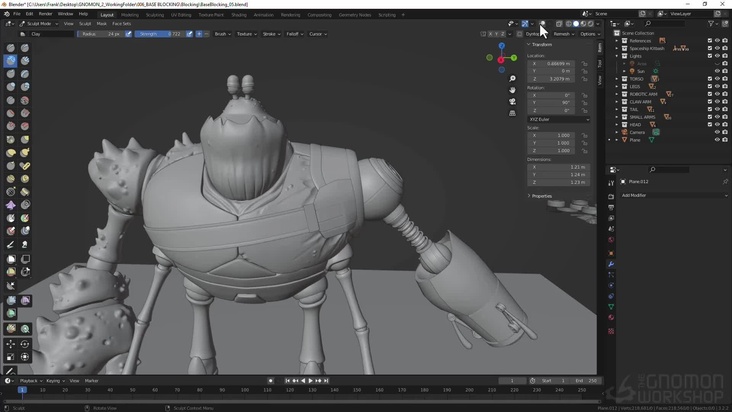 Sculpting Details in Blender