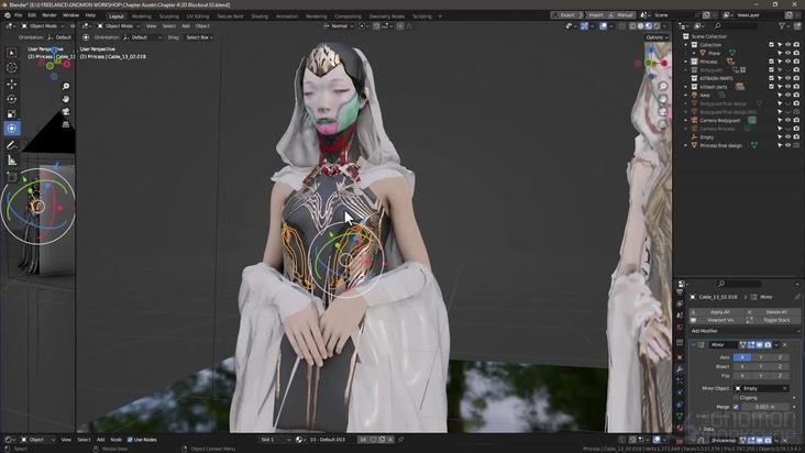Detailed Concept Phase: From 2D to 3D in Blender - Part 1