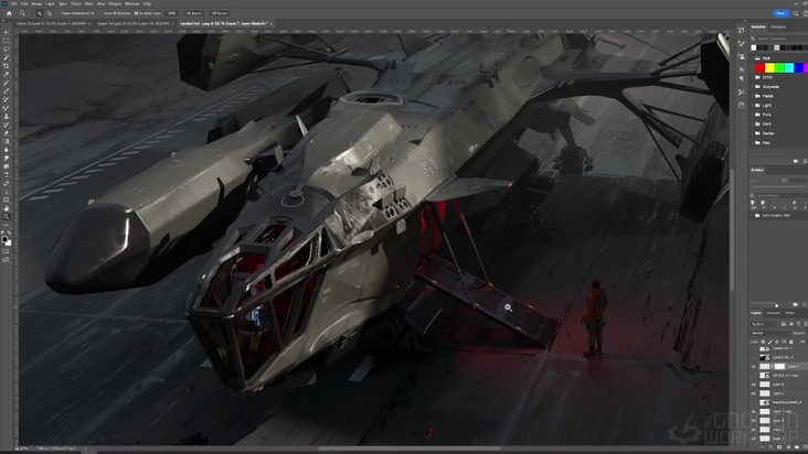Overpainting