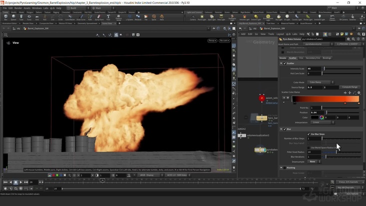 Barrel Explosion: Pyro Bake