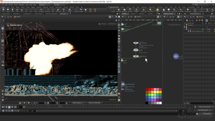 Barrel Explosion Lgt: Solaris