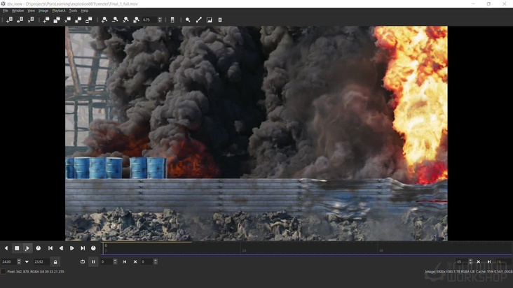 Pyro Center Sim: Sources