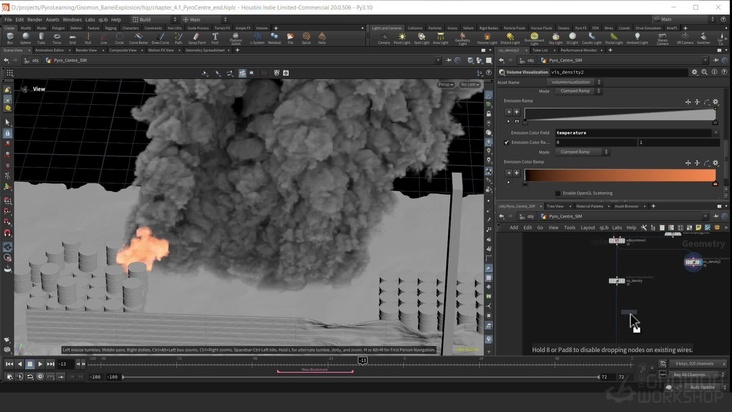 Pyro Center: Post Process