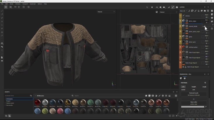 Texturing in Substance Painter