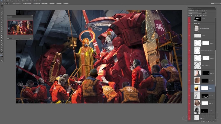 Compositing, Painting & Detailing