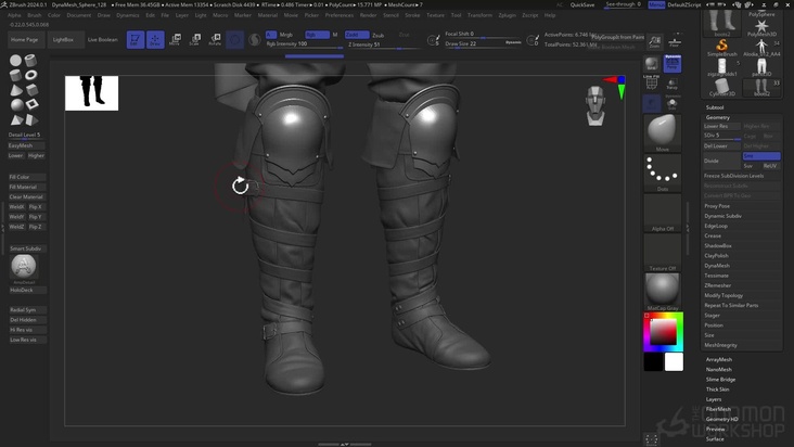 Detailing in ZBrush: Part 1