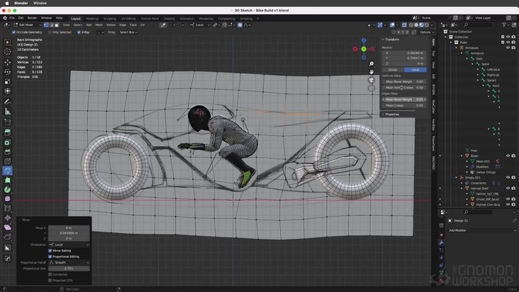 Blocking Out the Initial Concept in 3D: Part 1