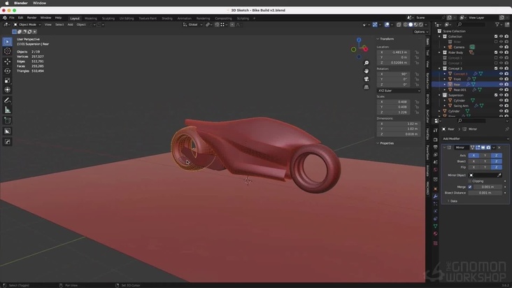 Blocking Out the Initial Concept in 3D: Part 2