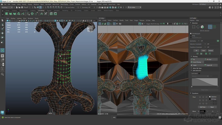Pinning and Select by Type Options